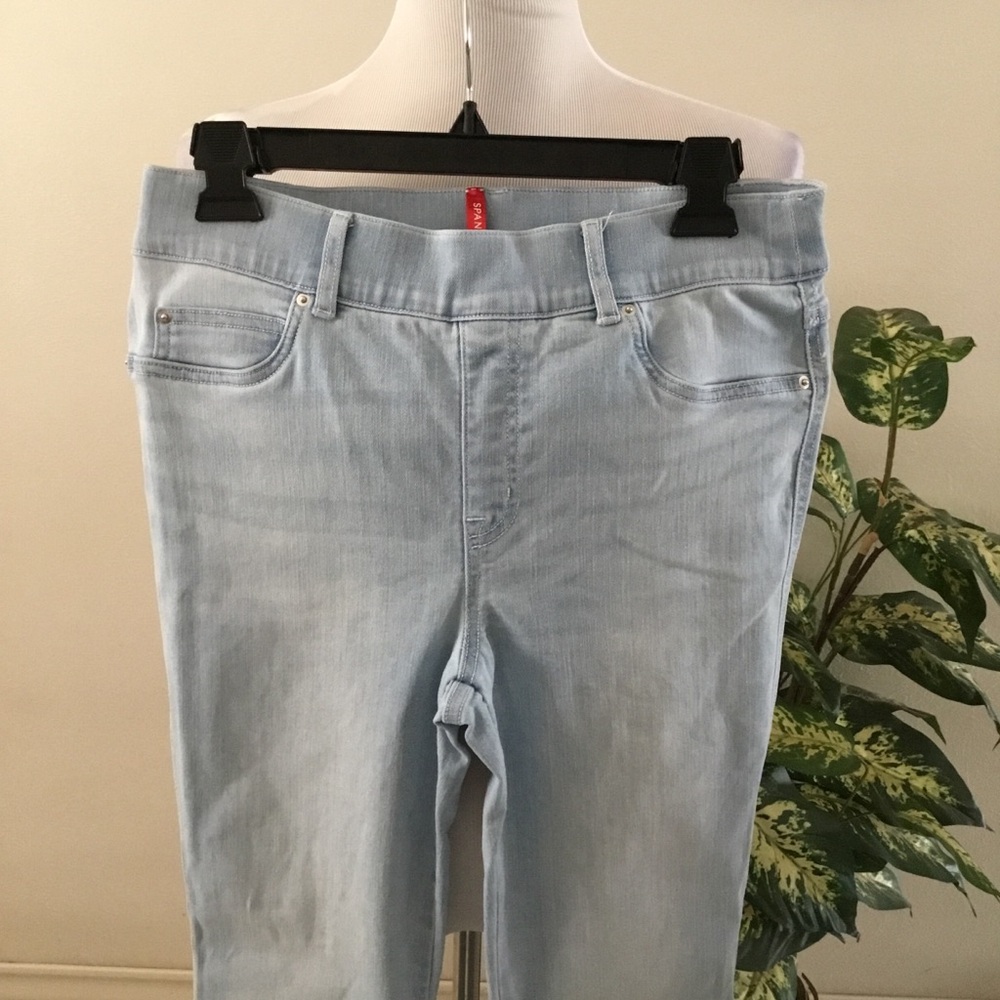 HP-PANK FLARE RETRO-INSPIRED JEAN WASH/STRETCH HIGH RISE TUMMY SHAPING DENIM/SZM - Picture 6 of 15
